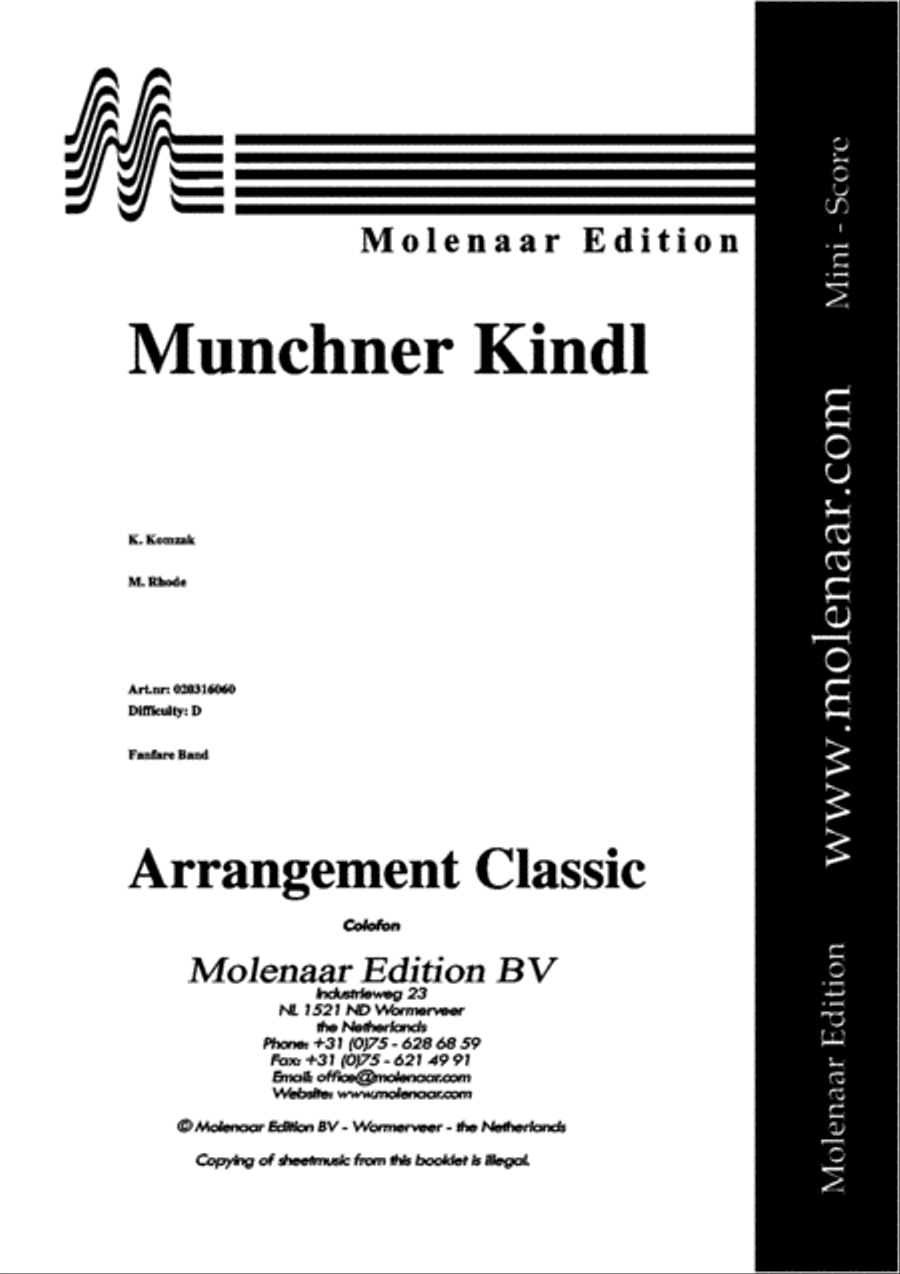 Munchner Kindl Munchner Kindl Fanfare Band scores gallery preview page 2