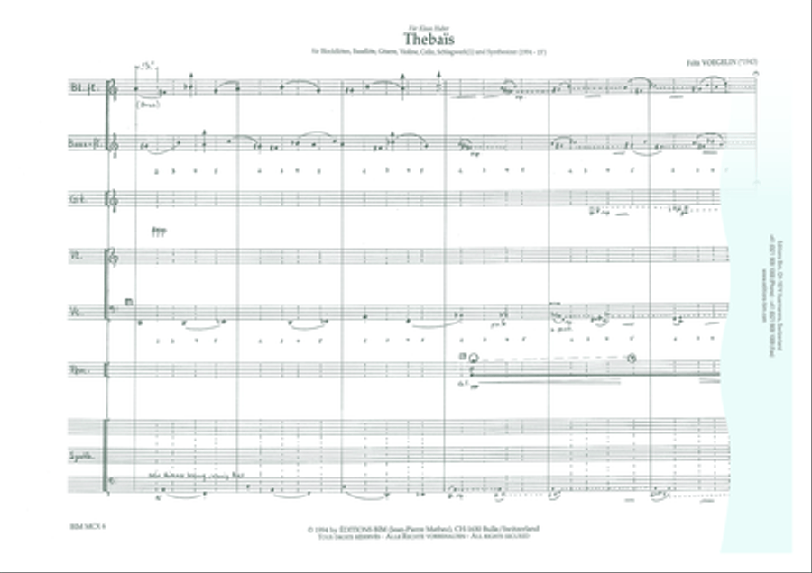 Thebaïs Thebaïs Recorder scores gallery preview page 2