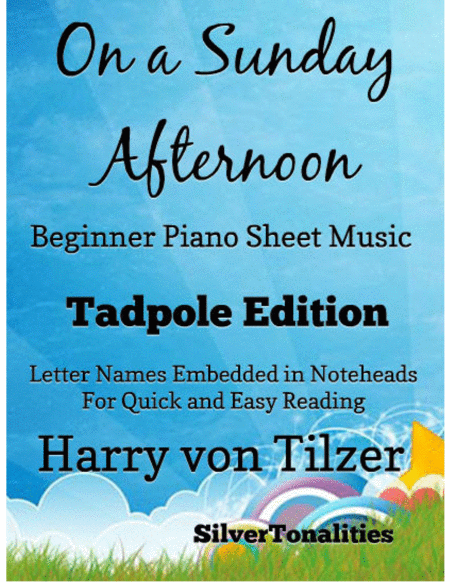 On a Sunday Afternoon Beginner Piano Sheet Music 2nd Edition
