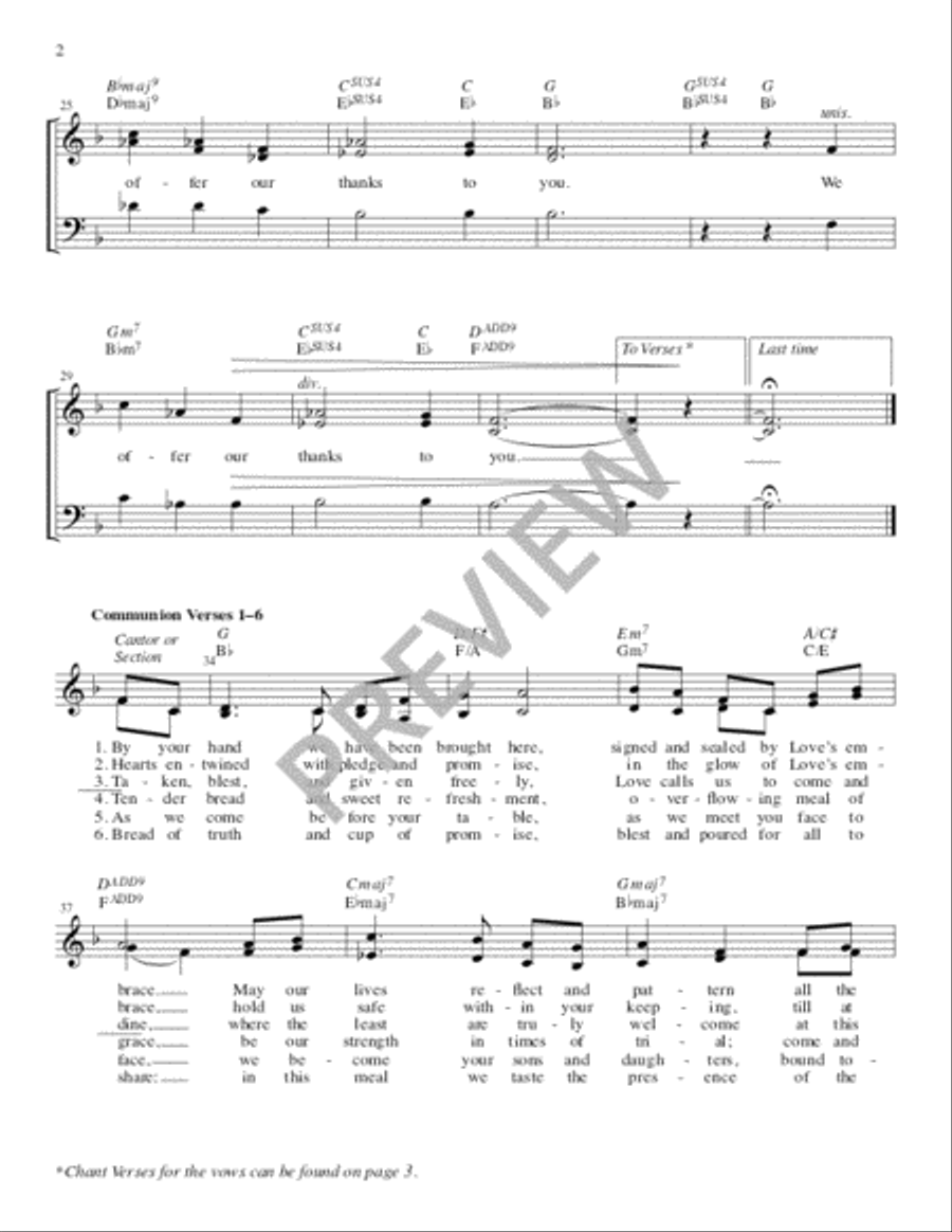 O Love, Ever Faithful - Guitar edition Guitar scores gallery preview page 3