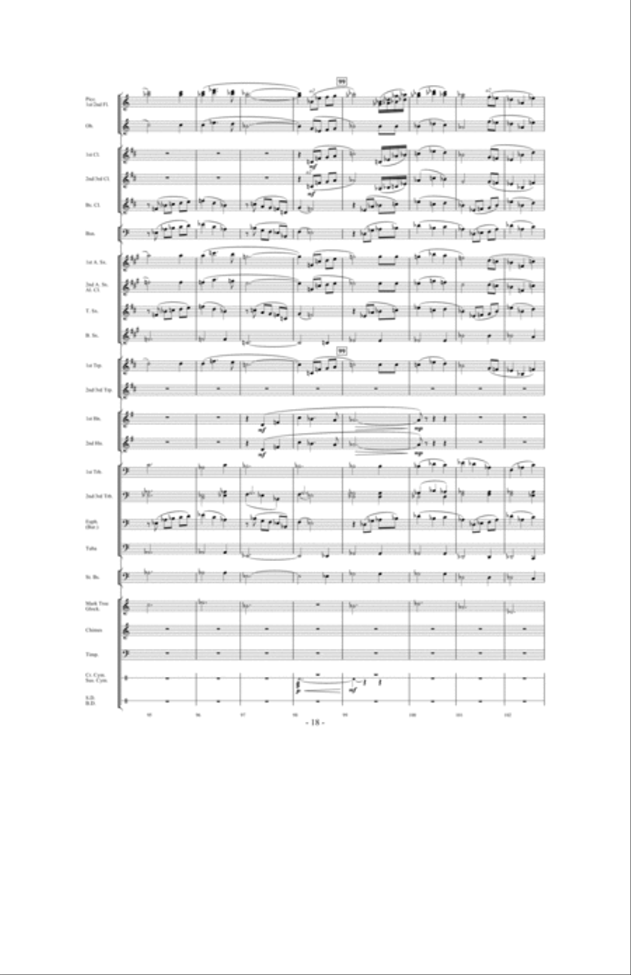 Towards a New Horizon Concert Band scores gallery preview page 17