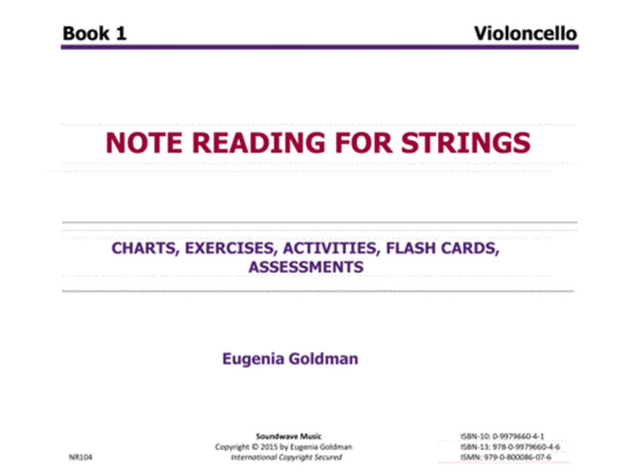 Note Reading for Strings Book 1 ('Cello)