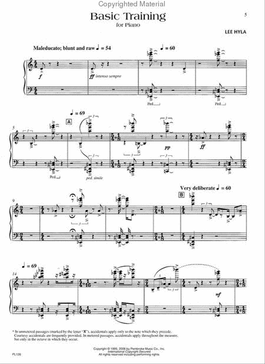 Basic Training For Piano Piano Solo scores gallery preview page 2
