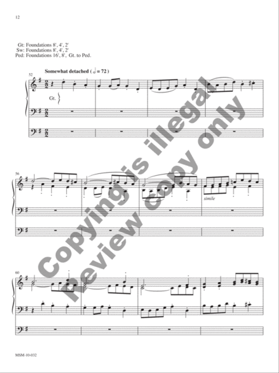Two Fantasies for Organ Solo Organ scores gallery preview page 7