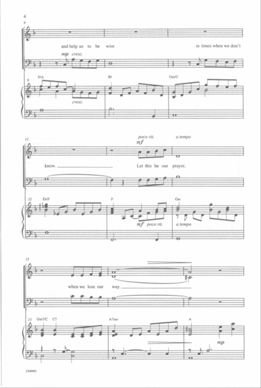 <br>Sheet music extract