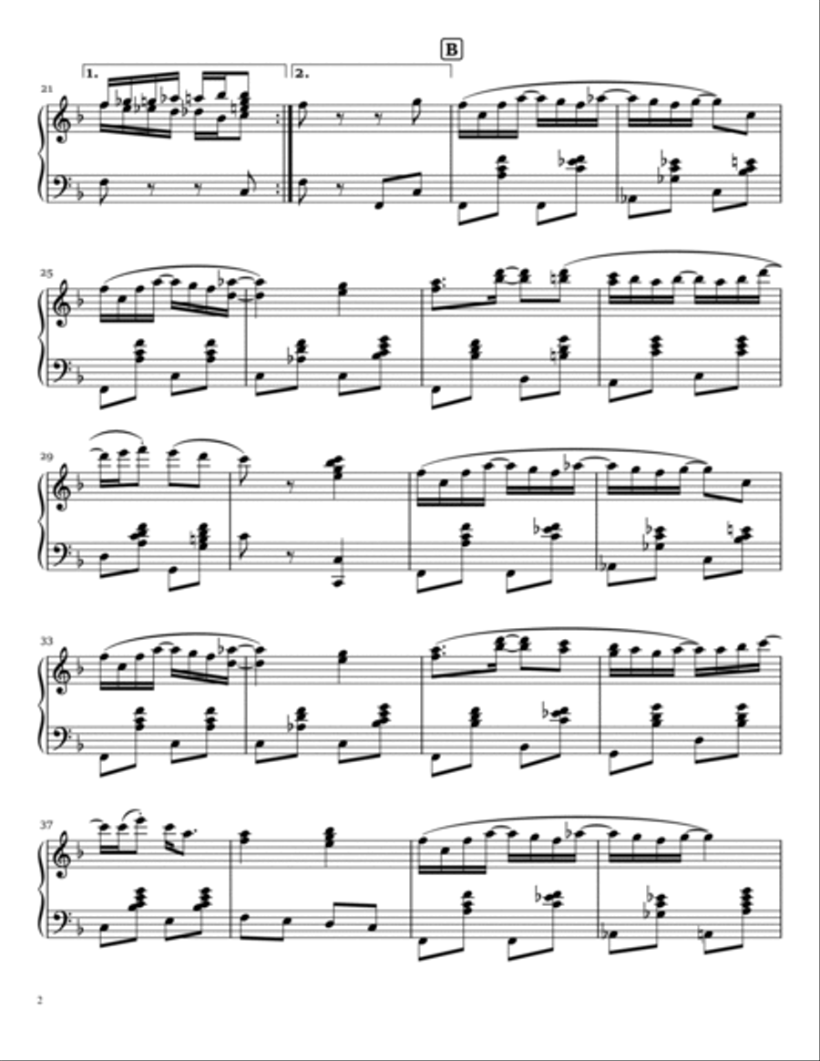Palm Tree Rag Palm Tree Rag Piano Solo scores gallery preview page 2