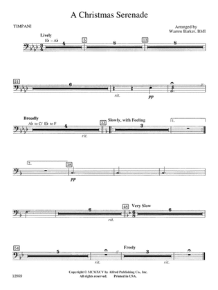A Christmas Serenade (with optional chorus): Timpani