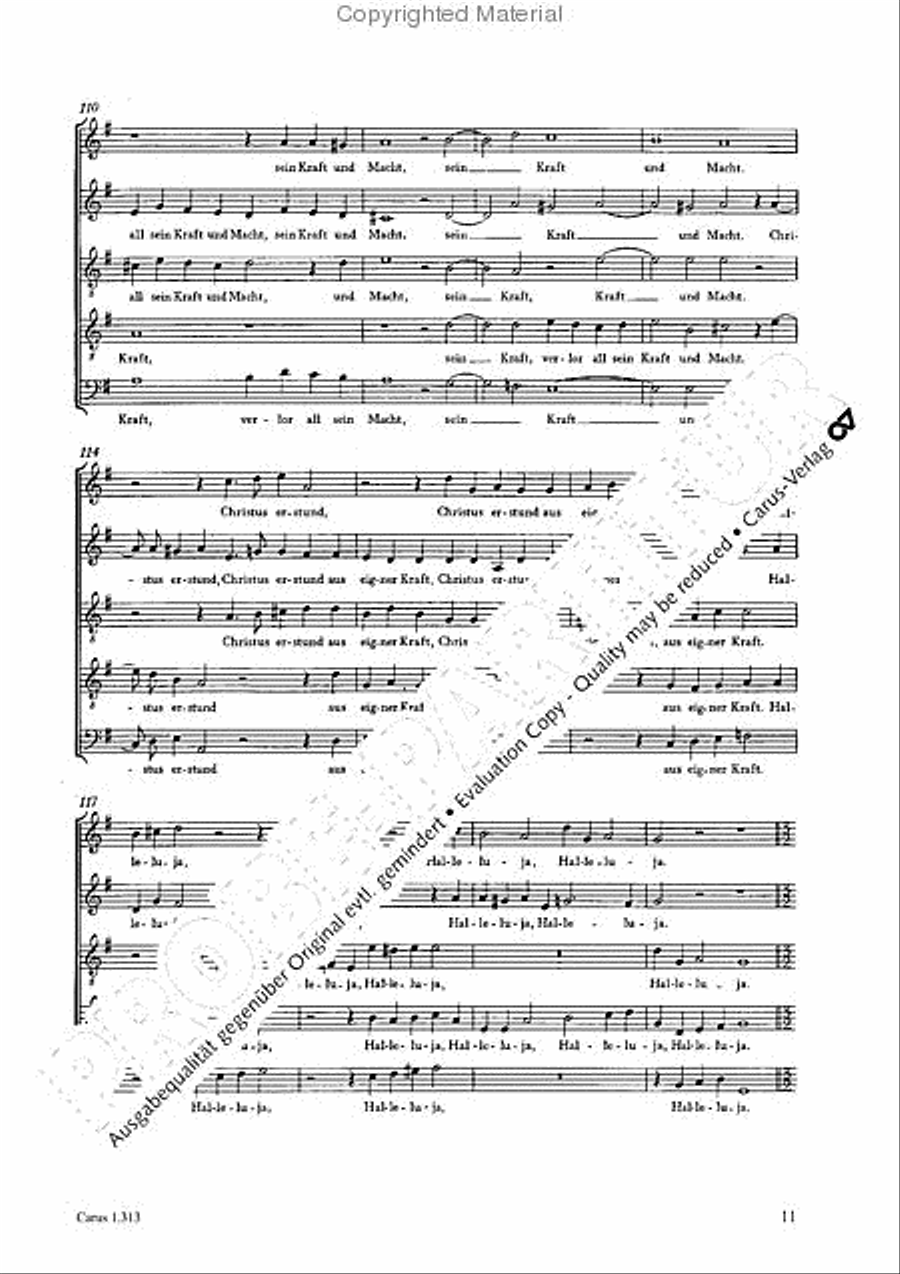 Christo, dem Osterlammlein SATTB scores gallery preview page 12