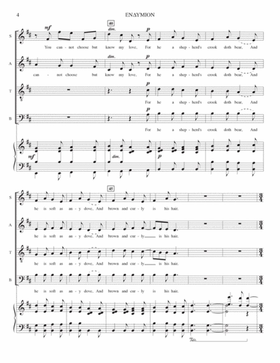 Endymion - SATB image number null