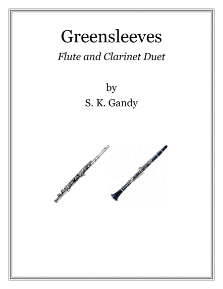 Greensleeves--Duet for Flute and Clarinet image number null