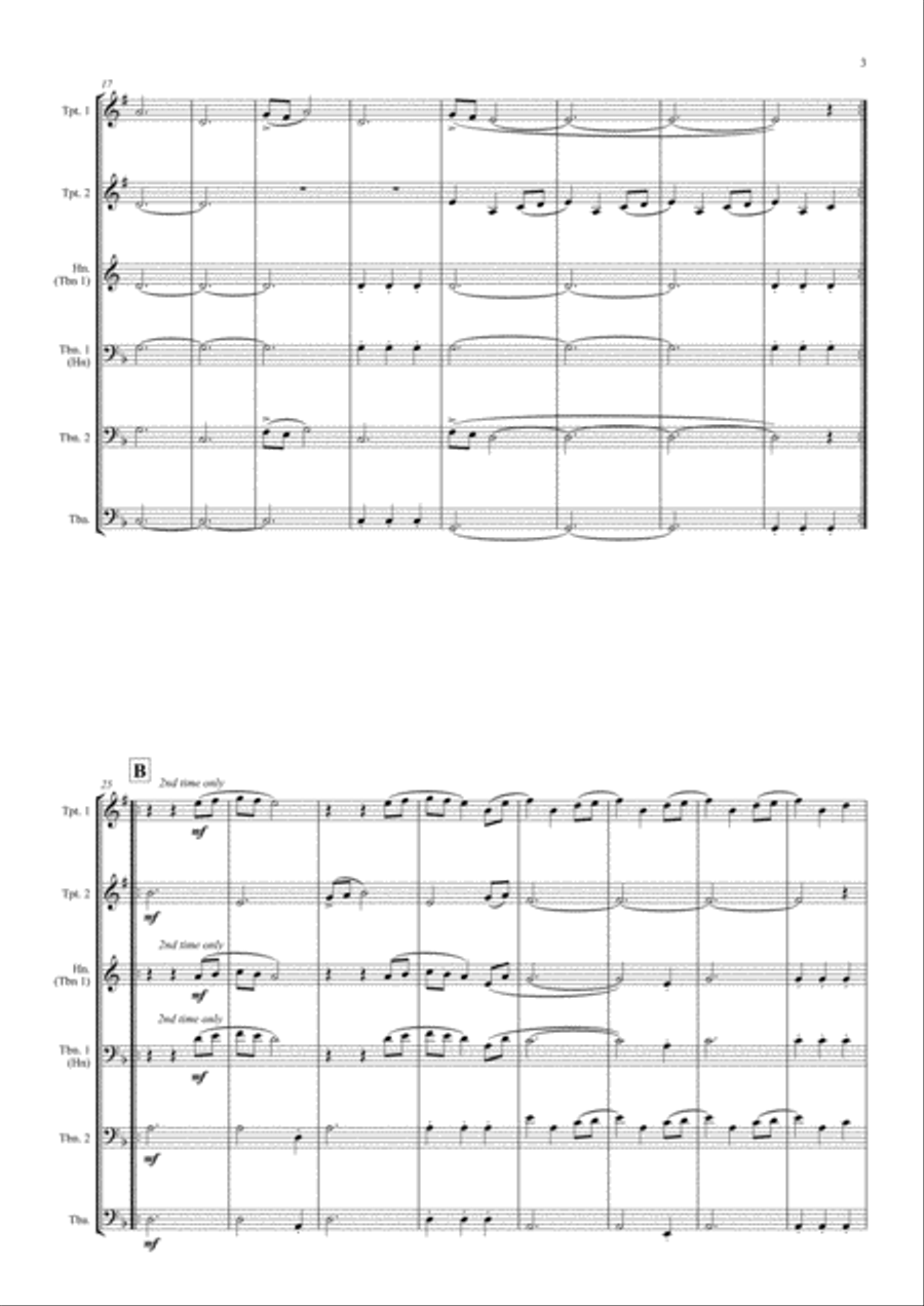 Game Of Thrones Brass Quintet scores gallery preview page 3