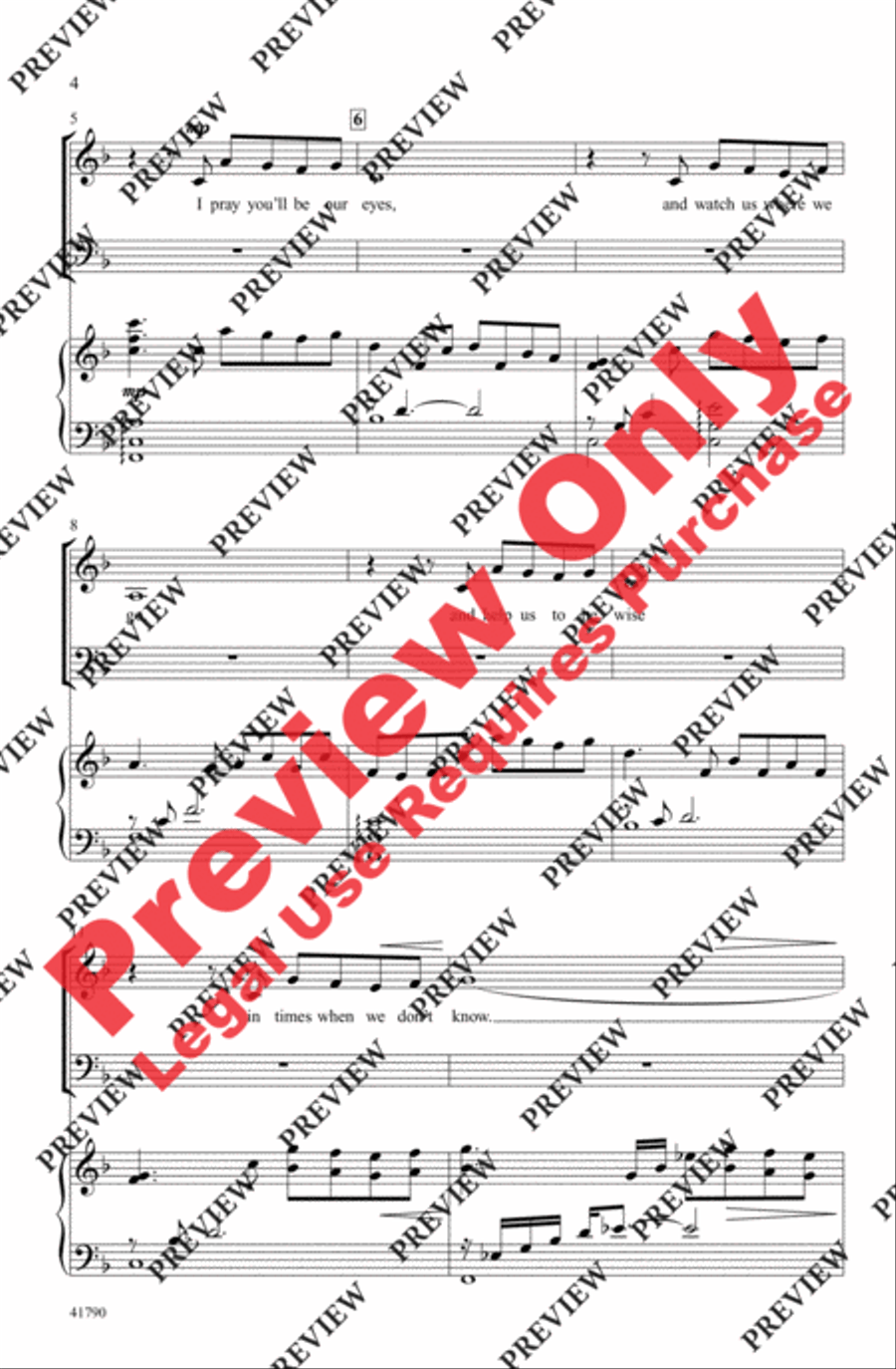 The Prayer 3-Part scores gallery preview page 4