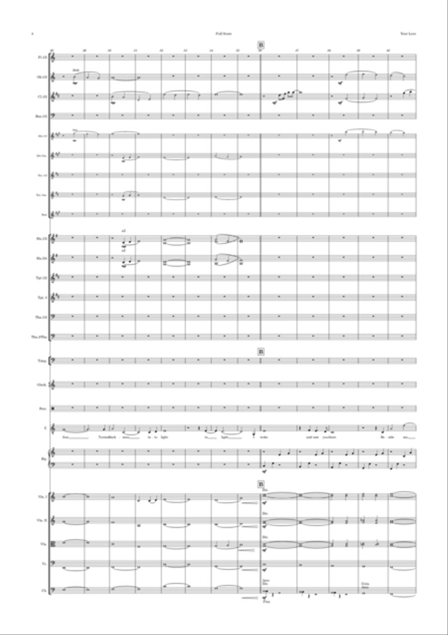 Your Love Your Love Full Orchestra scores gallery preview page 4
