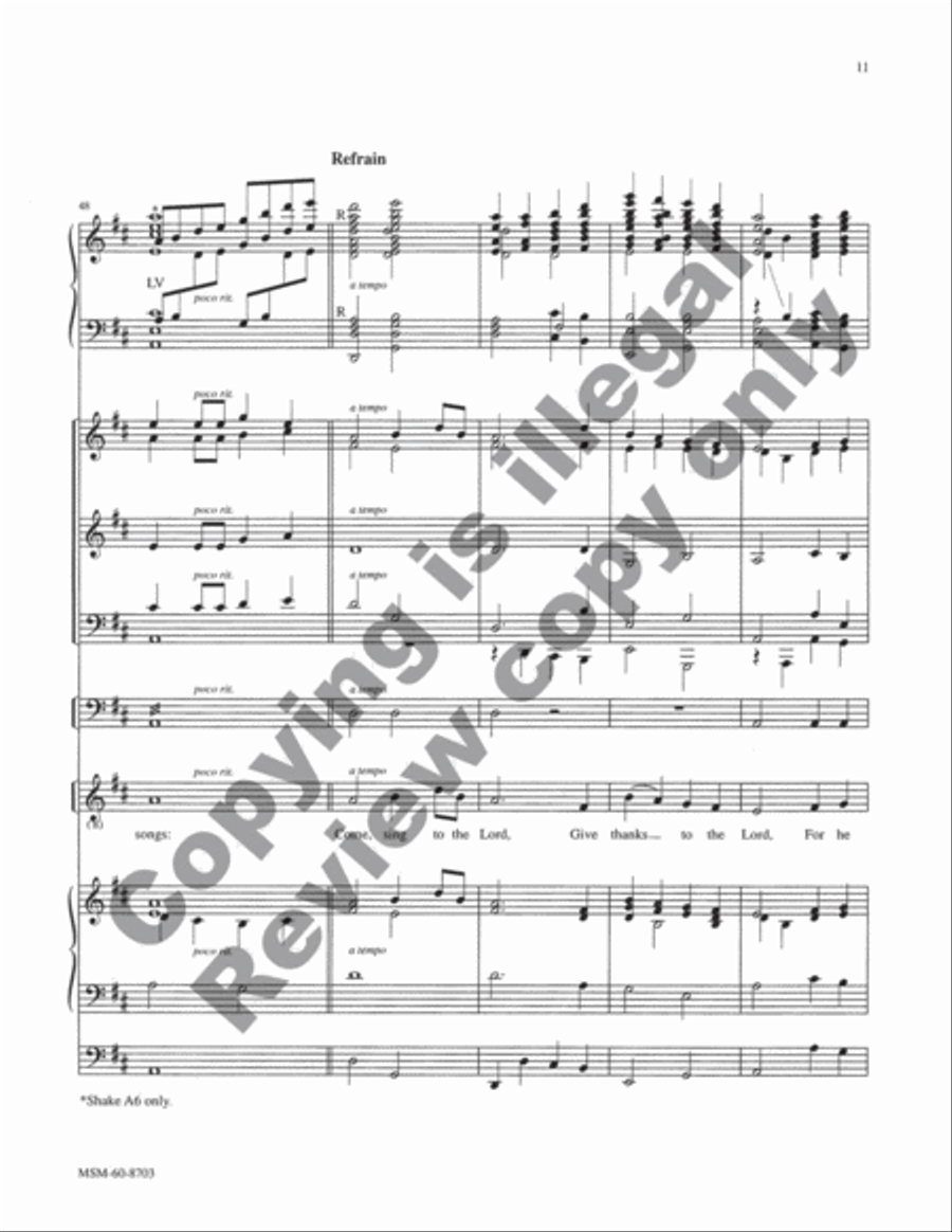 This Is a Time for Banners and Bells (Full Score) Choir scores gallery preview page 12