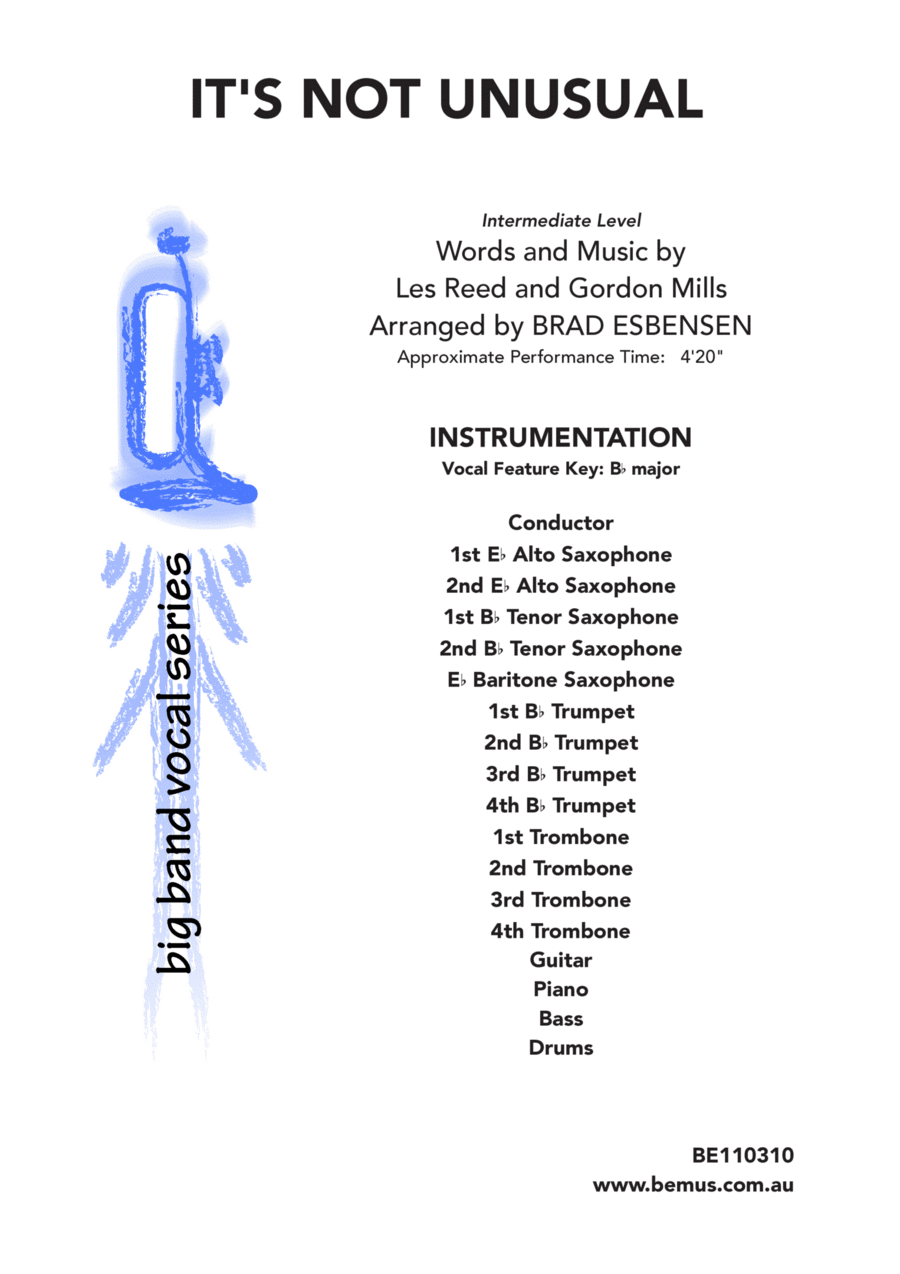 It's Not Unusual Jazz Ensemble scores gallery preview page 1