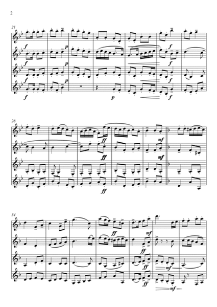 Sea Songs - Ralph Vaughan Williams - Clarinet Quartet image number null