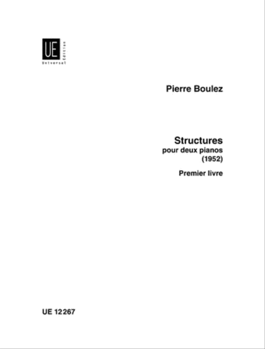 Structures 1, 2 Pfs Chamber Music scores gallery preview page 1