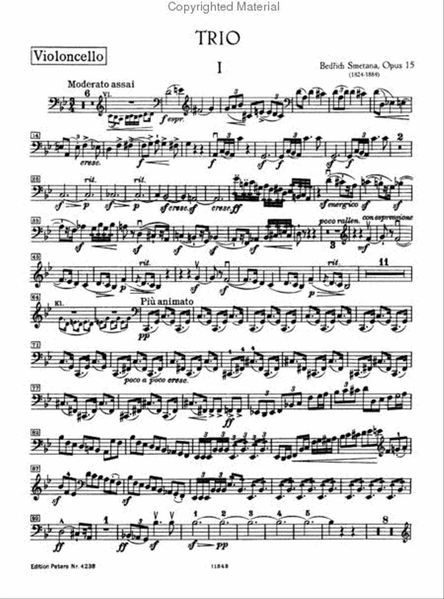 Trio, Op. 15 Trio, Op. 15 Piano Trio scores gallery preview page 4