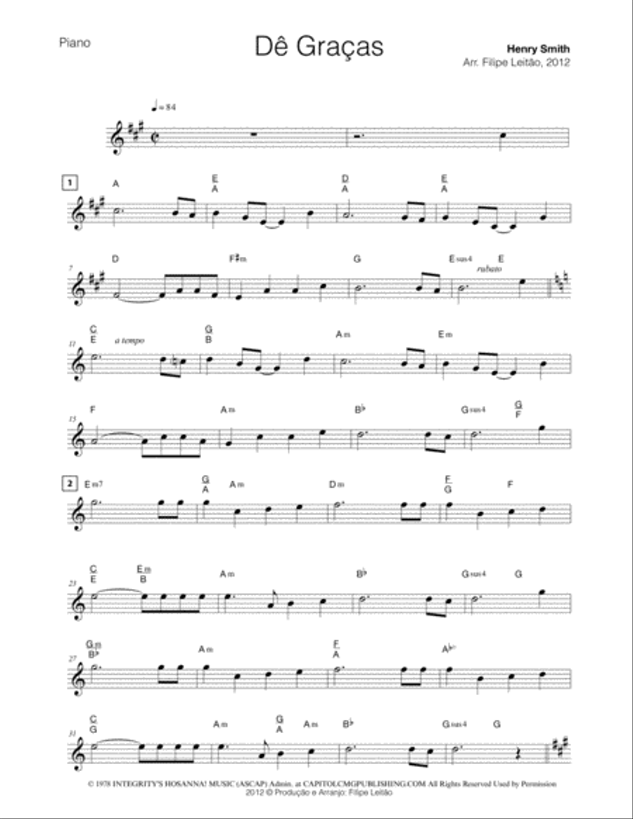 Give Thanks Large Ensemble scores gallery preview page 1