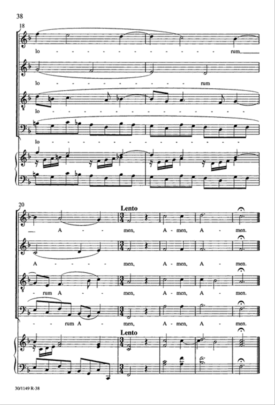 Magnificat in F - Choral Score 4-Part scores gallery preview page 48