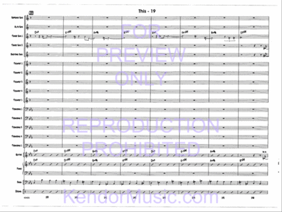 This Jazz Ensemble scores gallery preview page 21