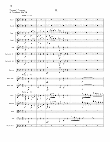 Concerto in G Major for Two Flutes and Orchestra