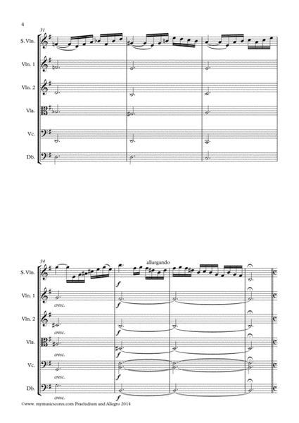 Kreisler Praeludium and Allegro for Violin and String Orchestra image number null