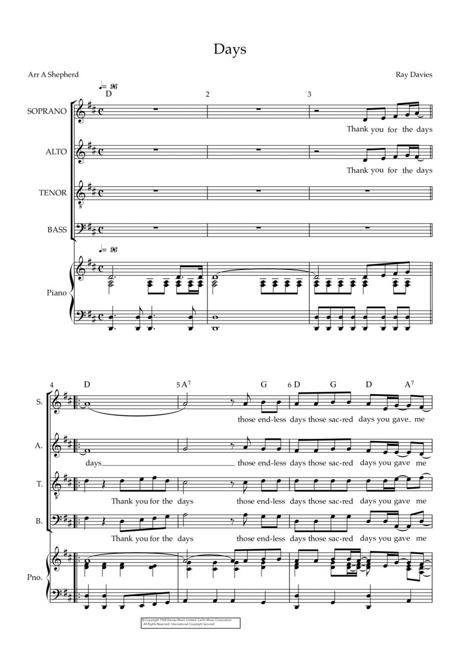 Days 4-Part scores gallery preview page 1