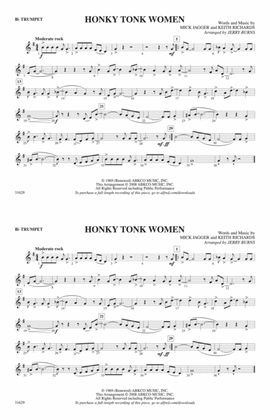 Honky Tonk Women: 1st B-flat Trumpet