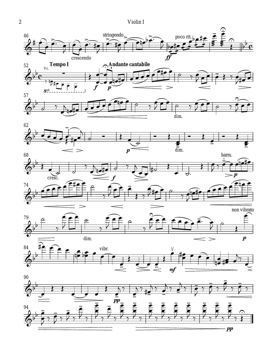 June (Barcarolle) from The Seasons String Quartet scores gallery preview page 2