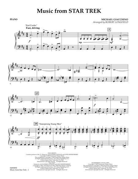 Music from Star Trek - Piano