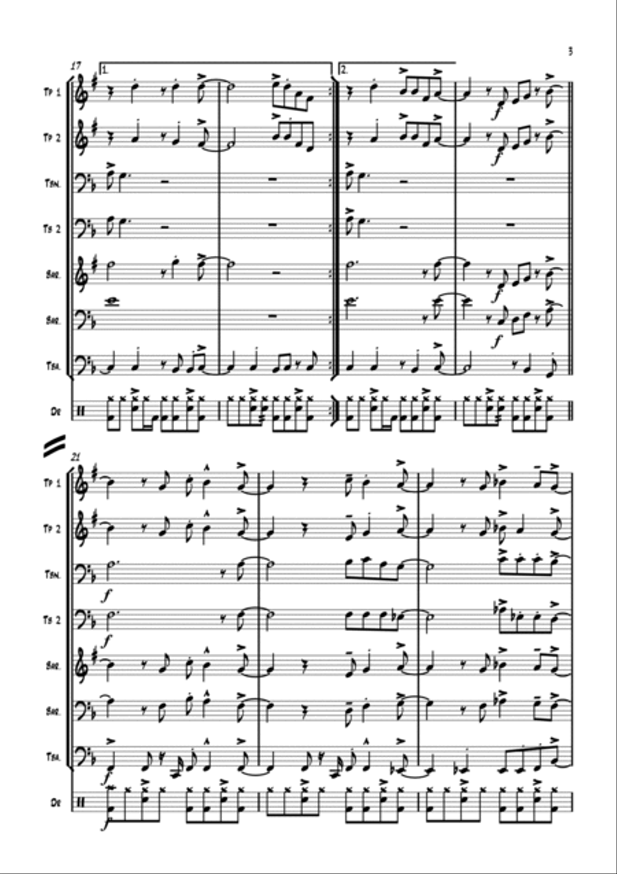 Rome Wasn't Built In A Day Euphonium scores gallery preview page 4