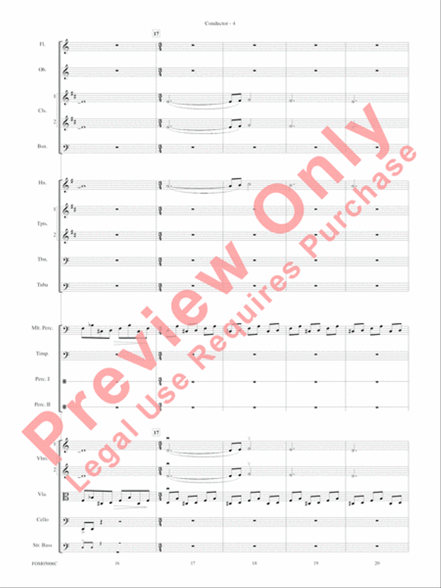 Battle of the Heroes (from Star Wars: Episode III Revenge of the Sith) Full Orchestra scores gallery preview page 7