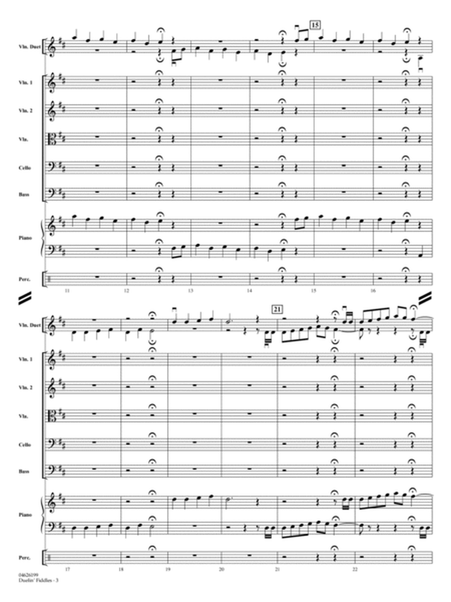 Duelin' Fiddles - Full Score