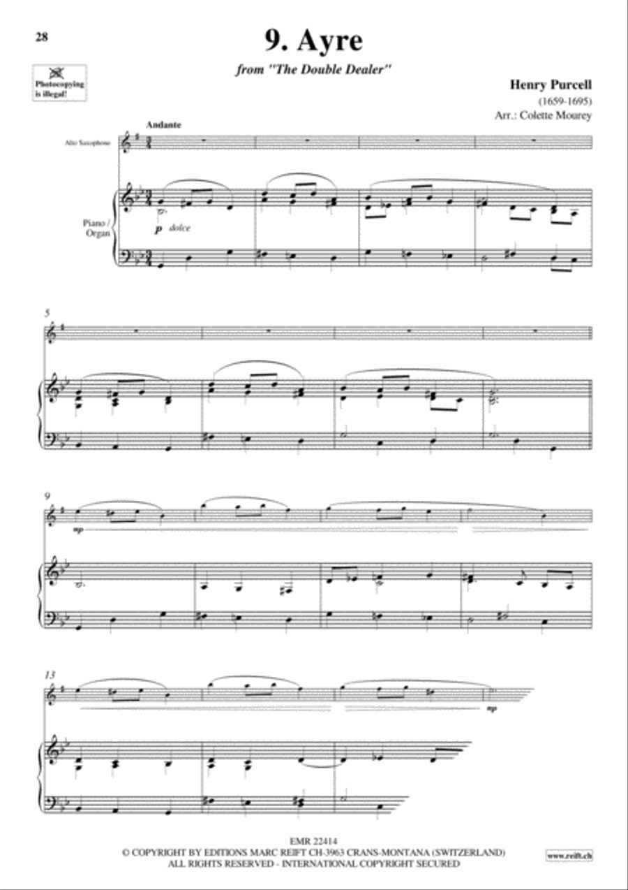 20 Greatest Arias Alto Saxophone scores gallery preview page 11