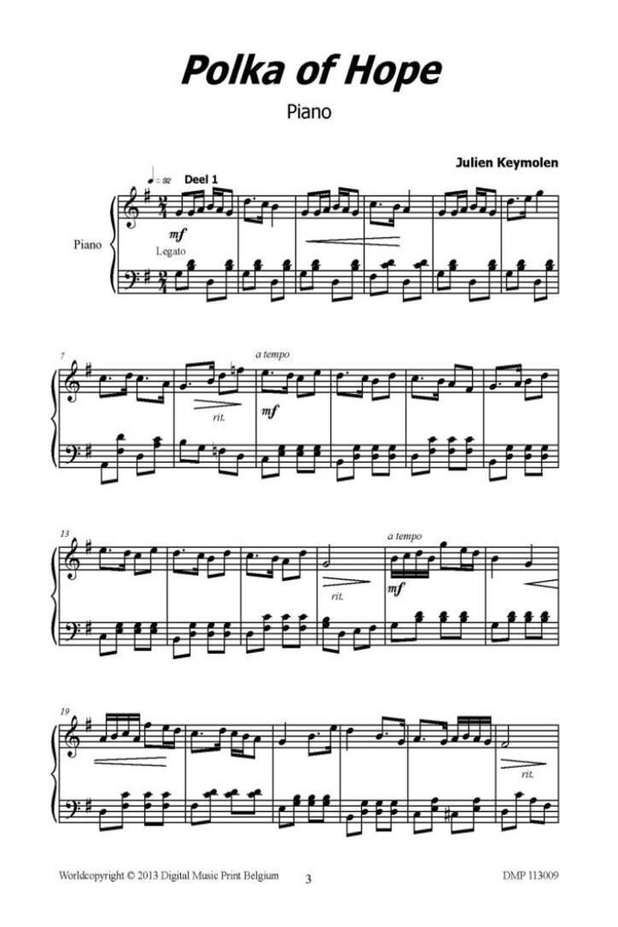 Polka Of Hope Polka Of Hope Piano Solo scores gallery preview page 2