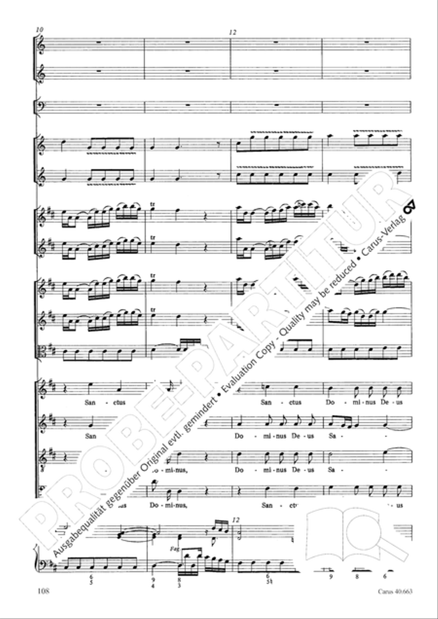 Mass in D minor (Missa in d) ATB scores gallery preview page 124