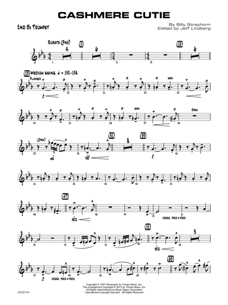 Cashmere Cutie - 2nd Bb Trumpet
