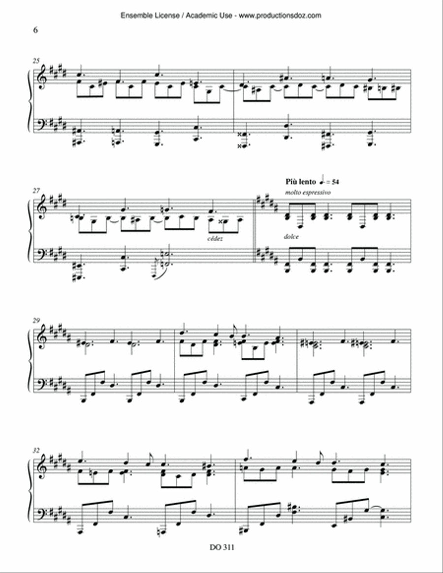 Naufrages Piano Solo scores gallery preview page 5