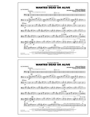 Wanted Dead or Alive - 2nd Trombone
