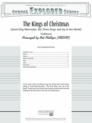Book cover for The Kings of Christmas: Score