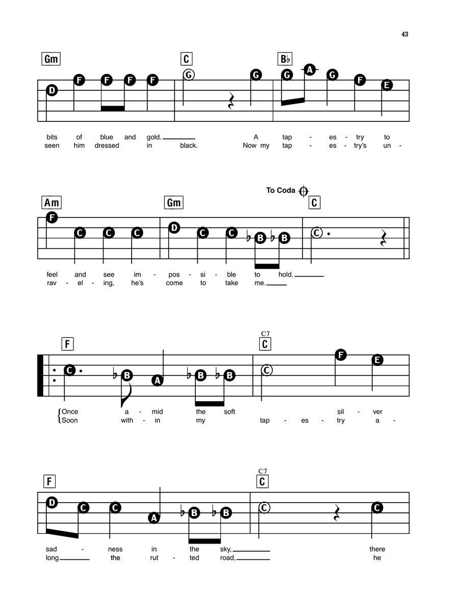 Tapestry Electronic Keyboard scores gallery preview page 2