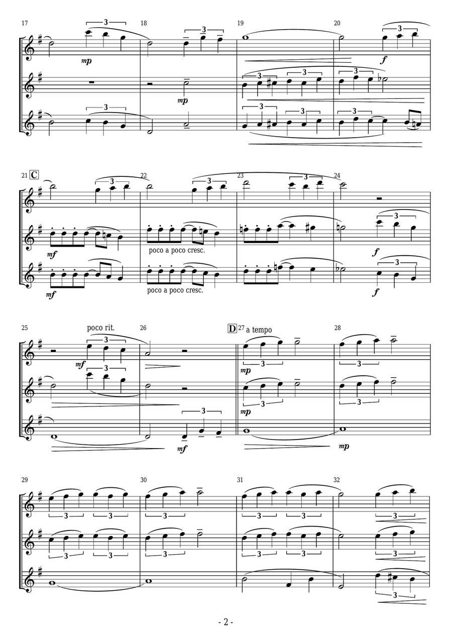 Part Of Your World Woodwind Trio scores gallery preview page 2