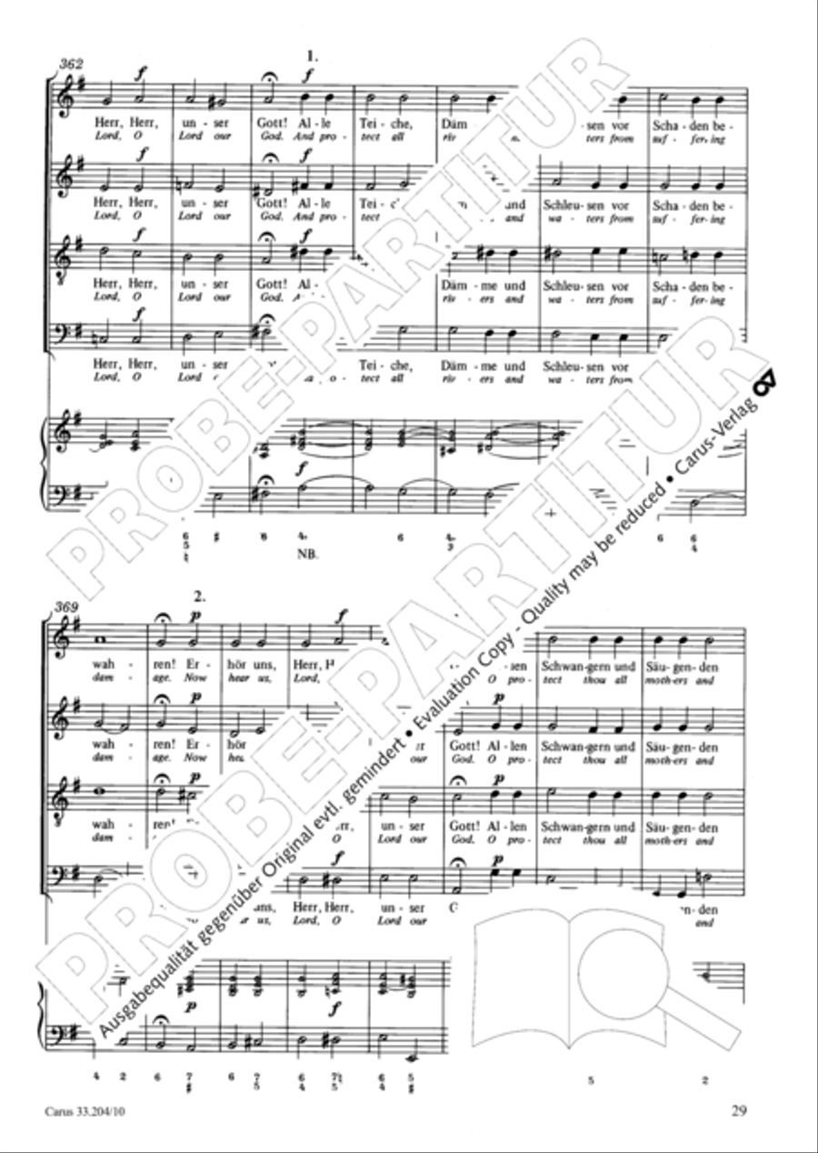 Lord of all, be merciful (Die alte Litanei 1) 4-Part scores gallery preview page 30
