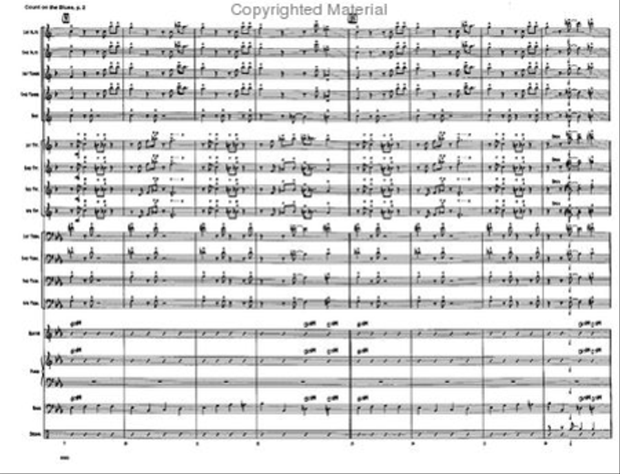 Count on the Blues Count on the Blues Jazz Ensemble scores gallery preview page 3