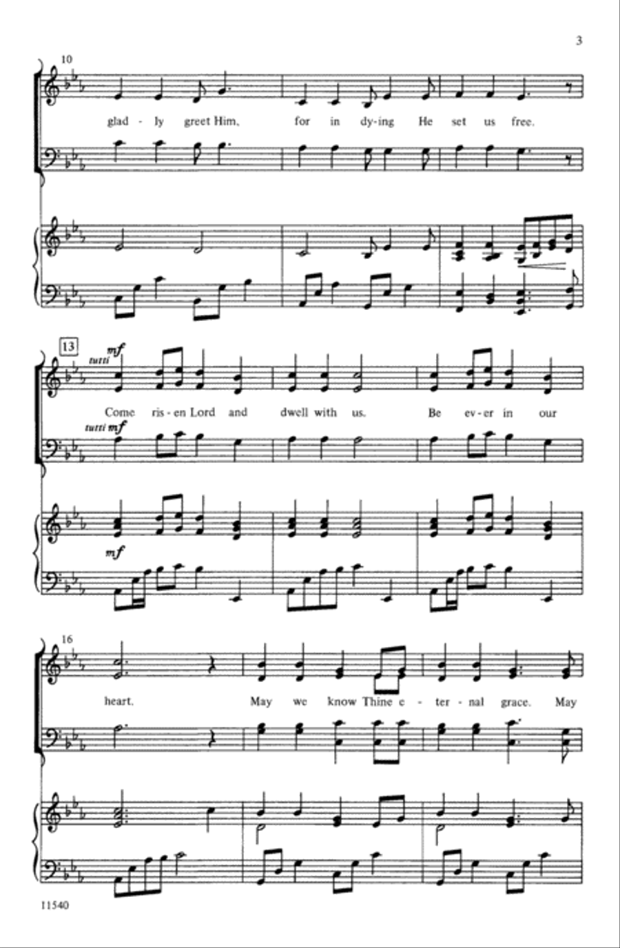 Communion Meditation Communion Meditation 4-Part scores gallery preview page 3