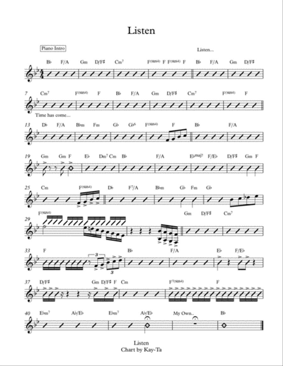 Listen Small Ensemble scores gallery preview page 1