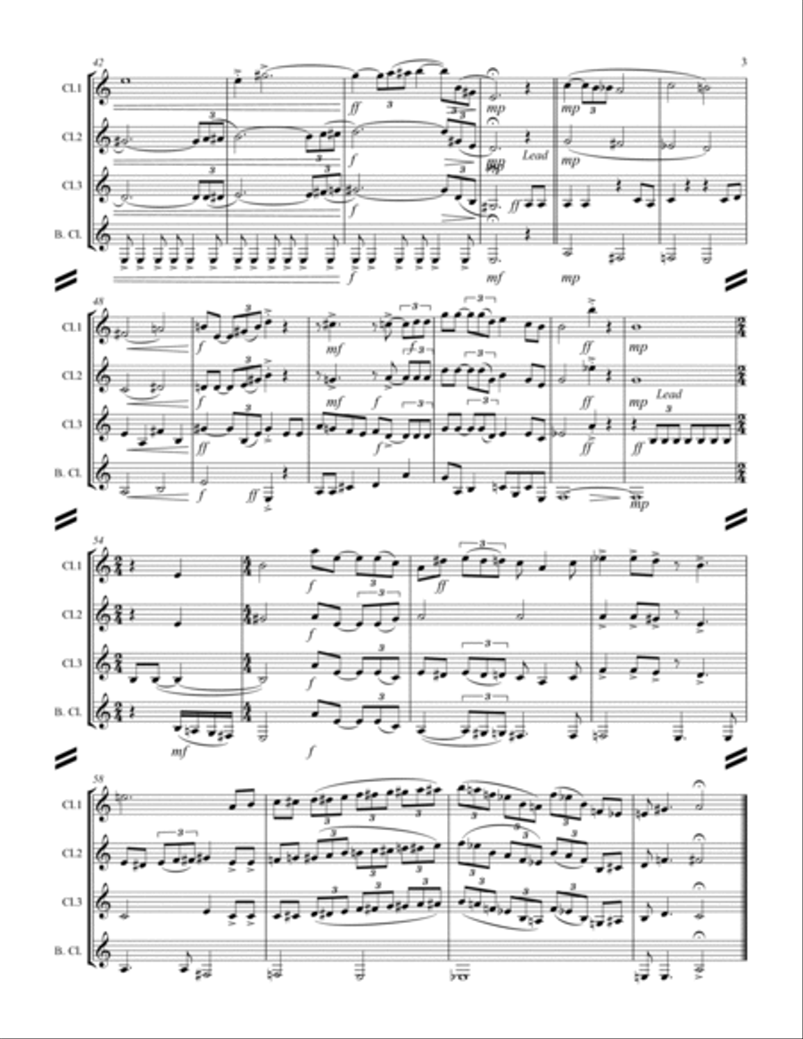You're A Mean One, Mr. Grinch Woodwind Ensemble scores gallery preview page 4