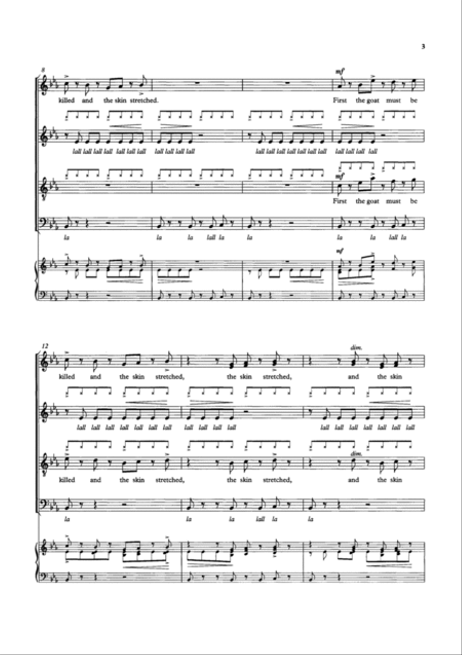 The Making of the Drum 4-Part scores gallery preview page 3