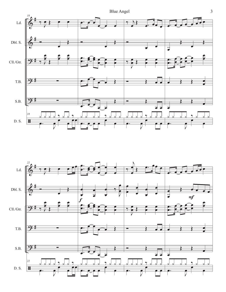 Blue Angel Steel Drum Band scores gallery preview page 4